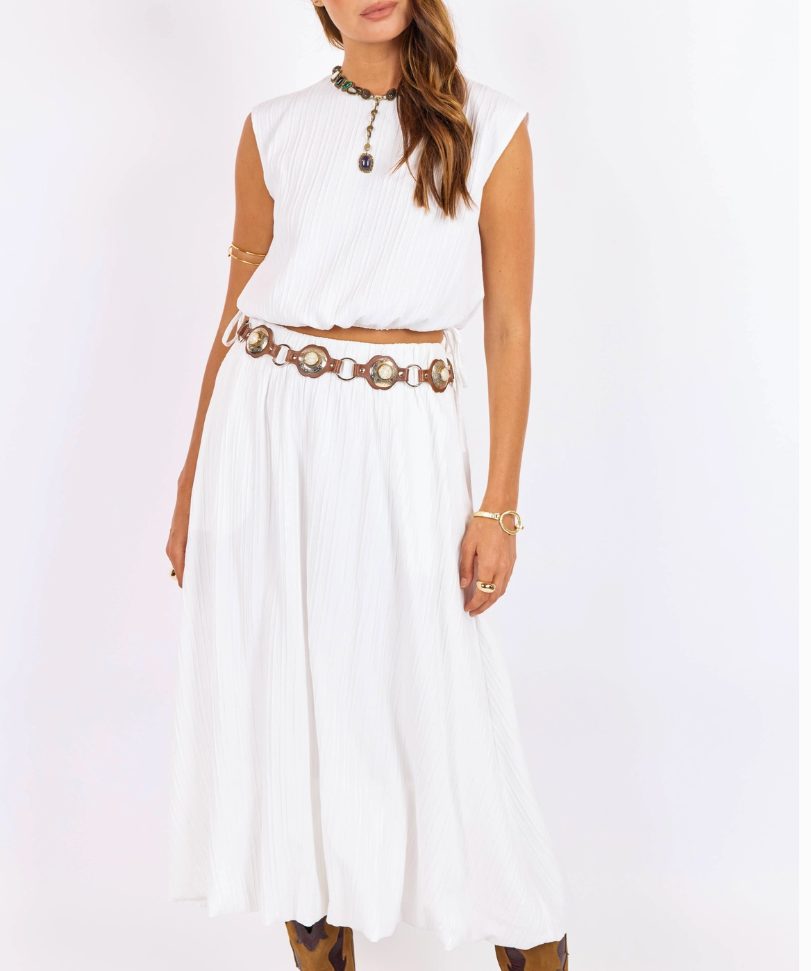 Going to the Chapel Skirt Set