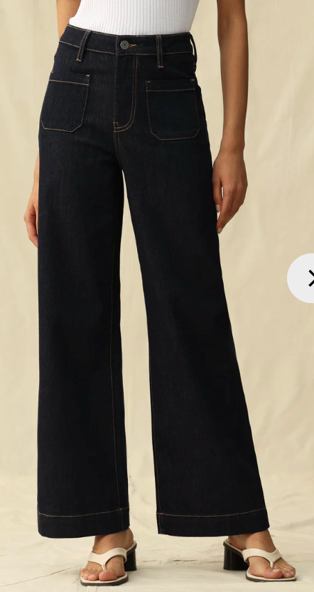 All Time Fav High Rise Jeans Dark Blue