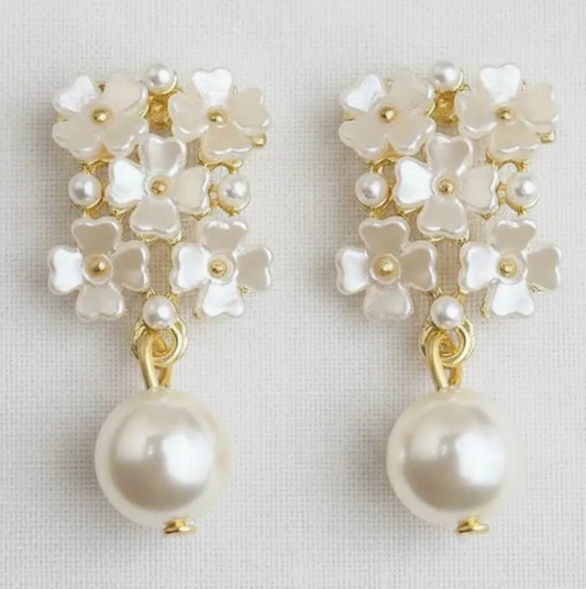 Wedding Pearls Earrings