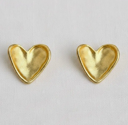 Heartbeat Stud Earrings