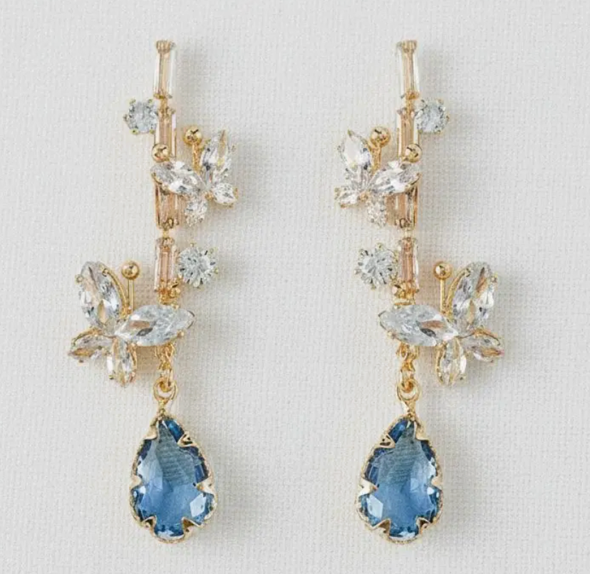 Blue Butterfly Earrings
