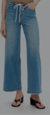 Zephyrine High Rise Wide Leg Jeans