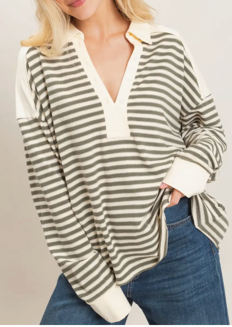 School Days Top Olive