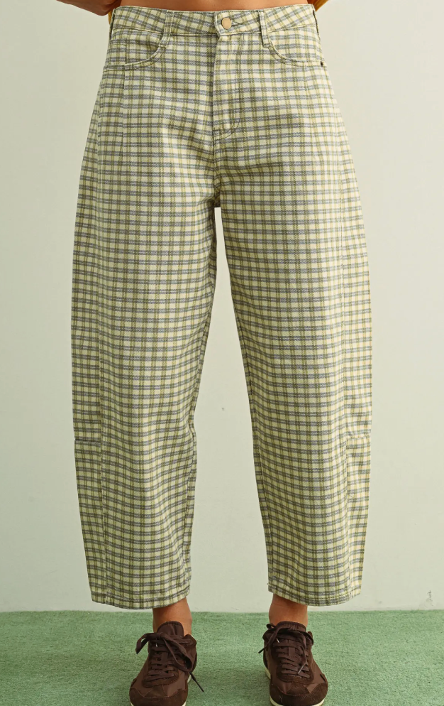 Crown Me Checkered Pants