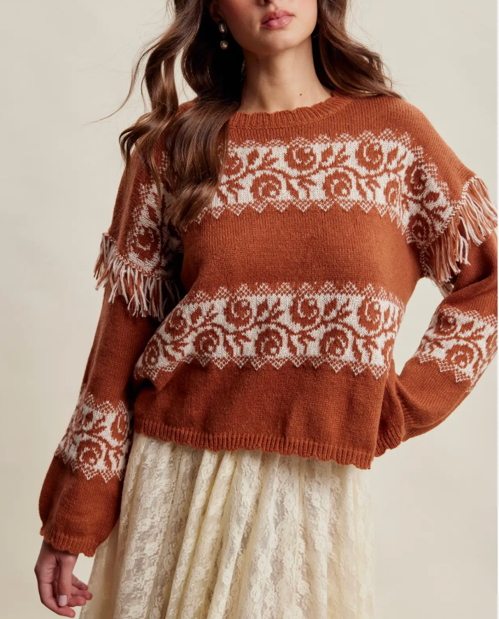 Rusty Rose Sweater