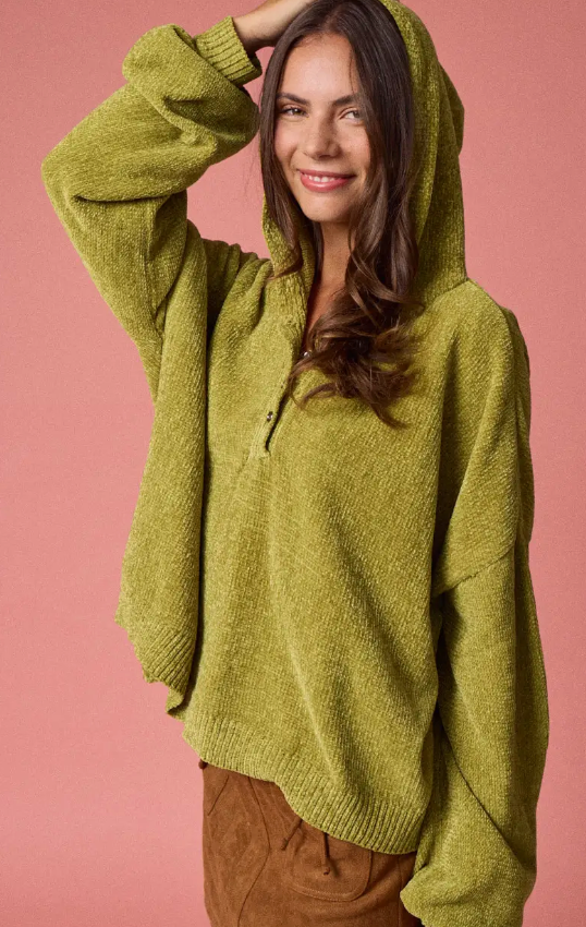 Hood's Up Sweater
