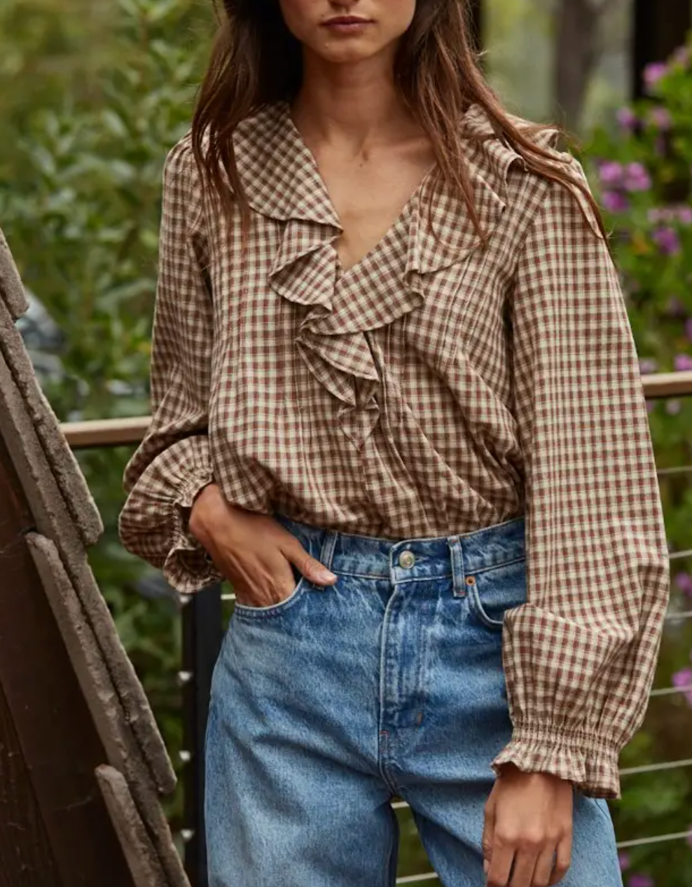 Harvest Gingham Blouse