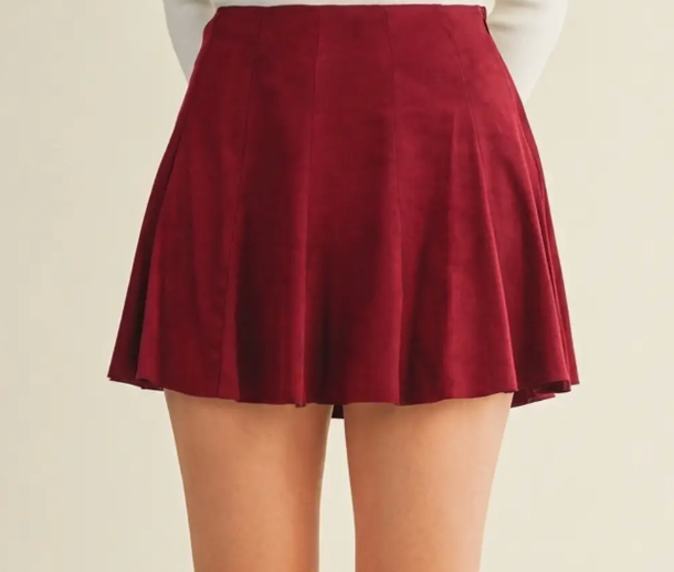 Red Roving Skort