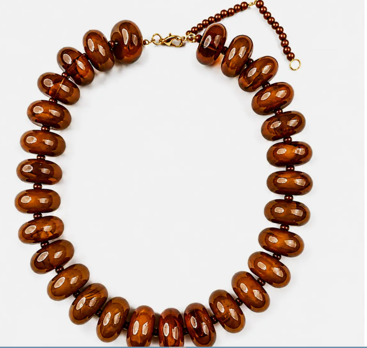 Brown Beaded Necklace