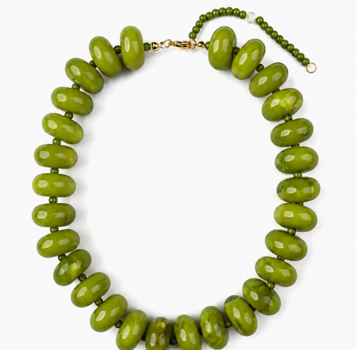 Apple Beaded Necklace