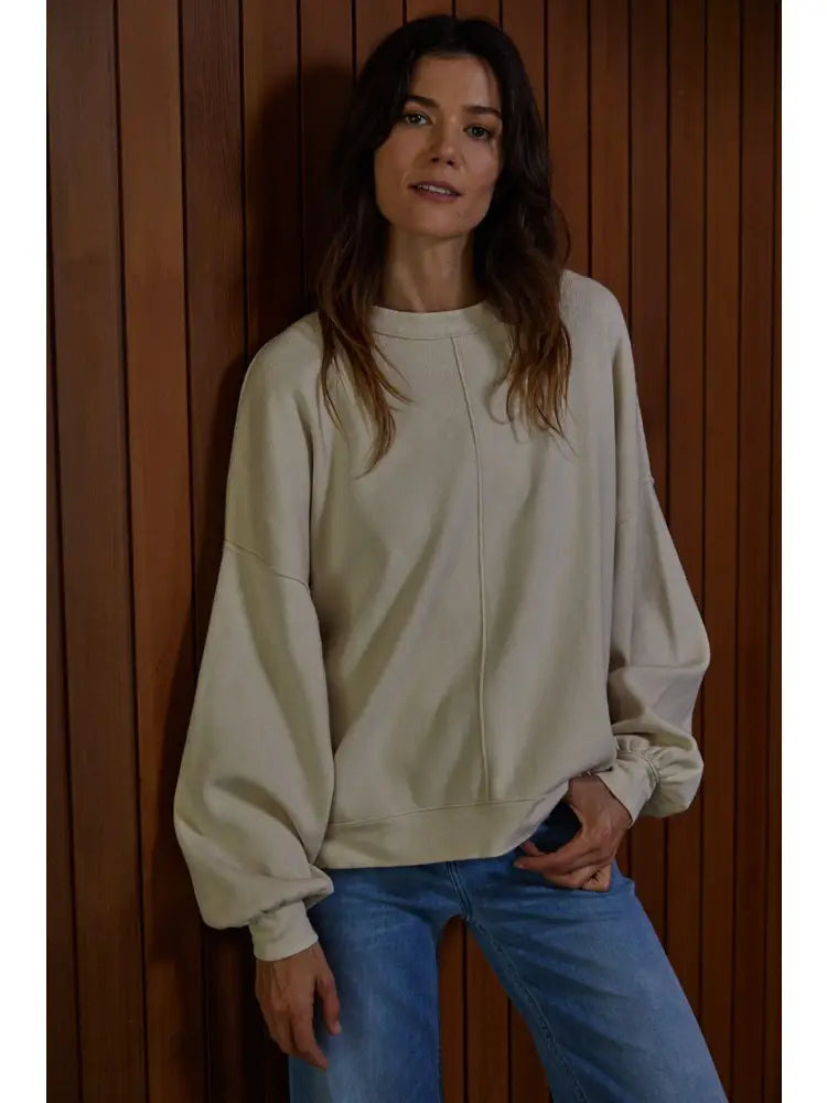 Valley Vacation Sweater Cream