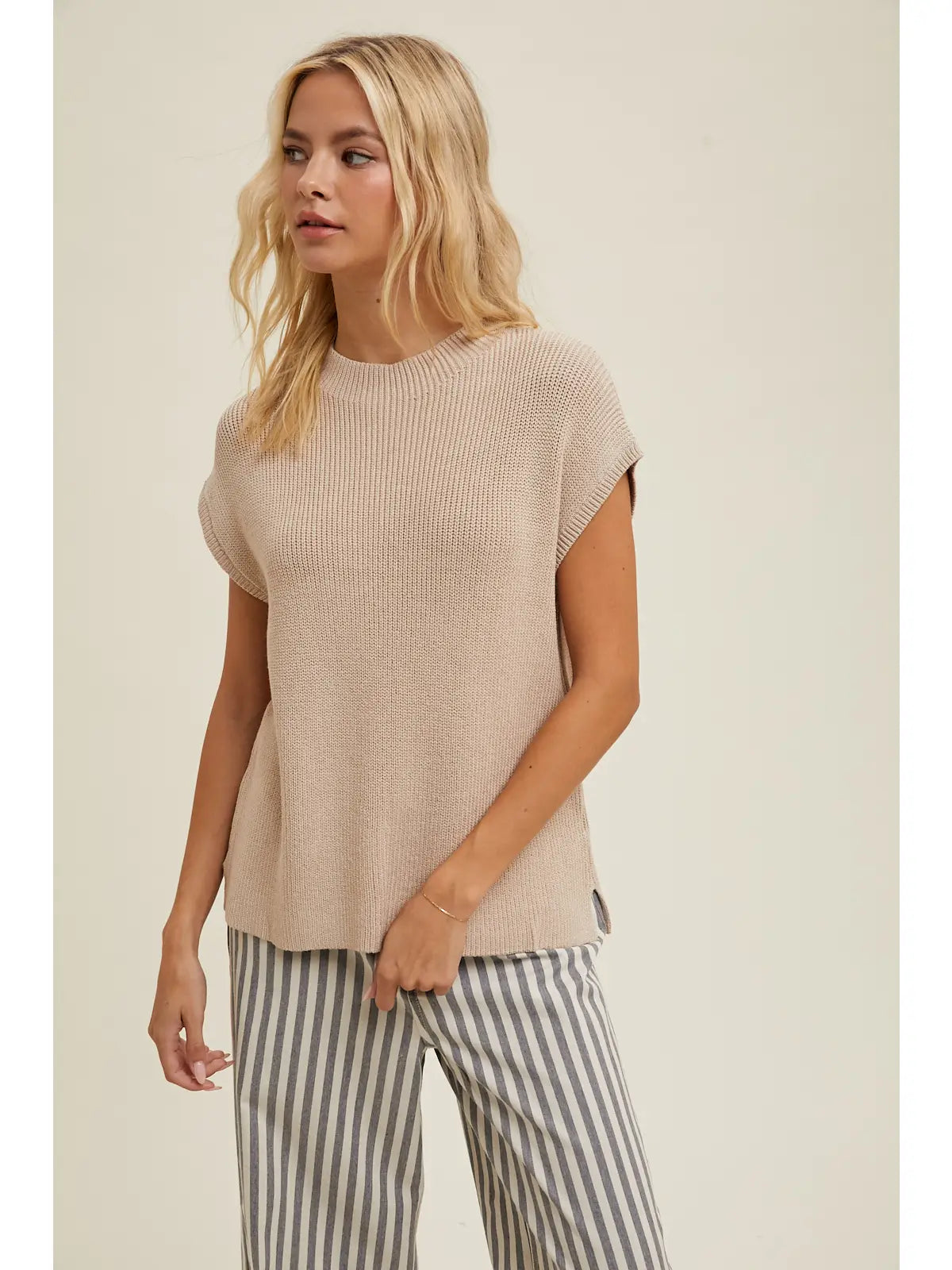 Crisp Moments Sweater Champagne