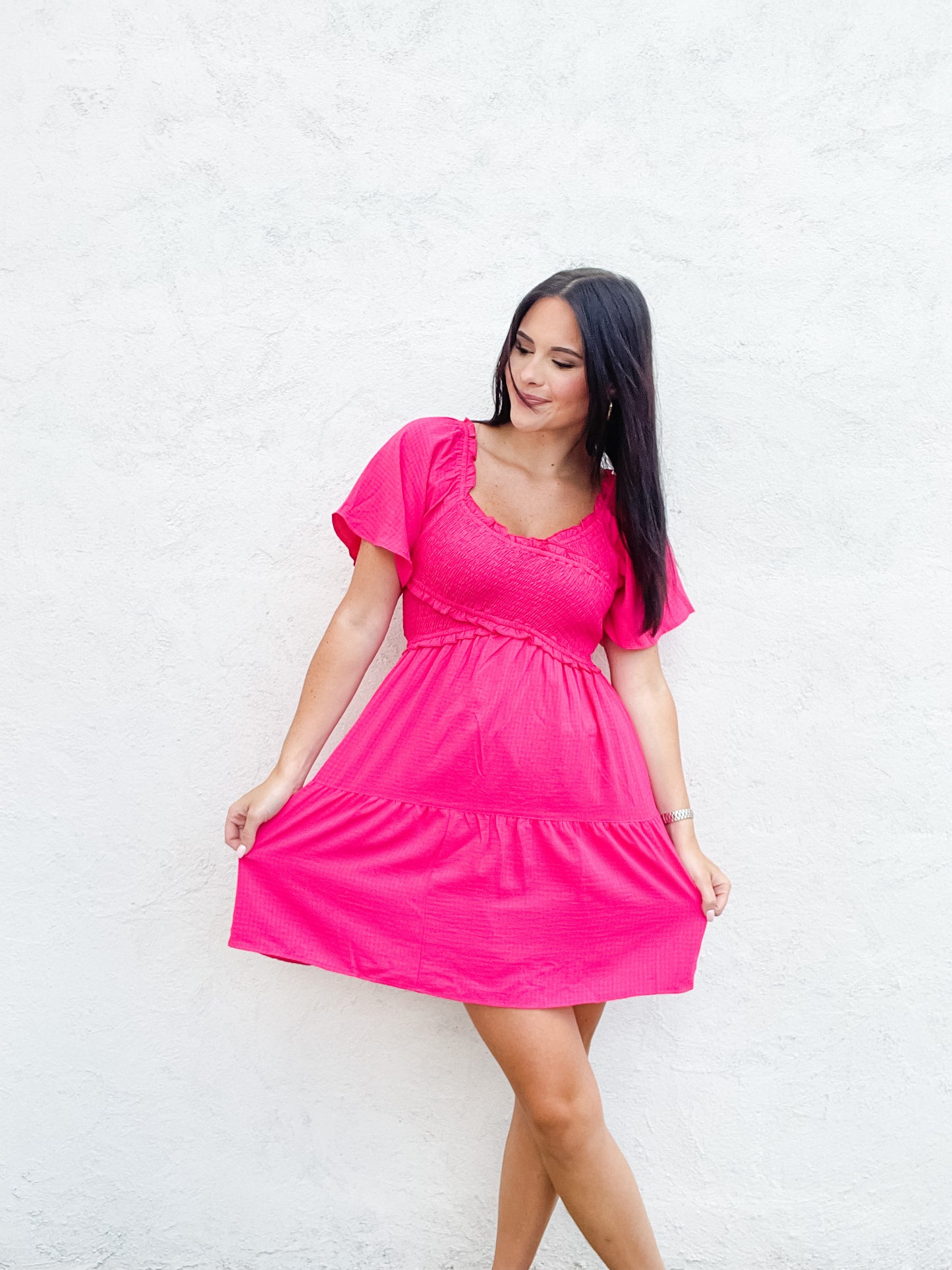 Fuchsia Swing Dress