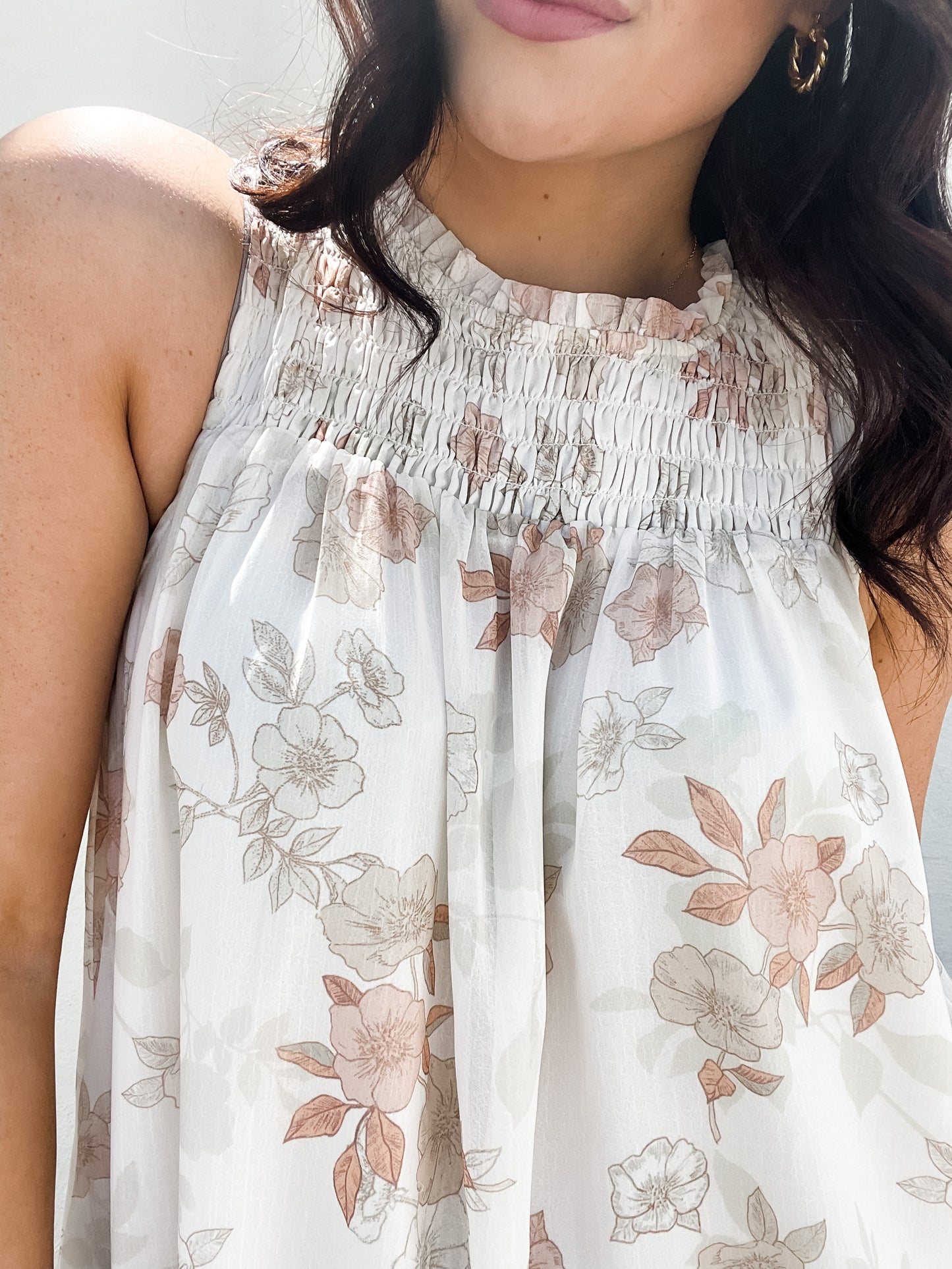 Natural Combo Dress