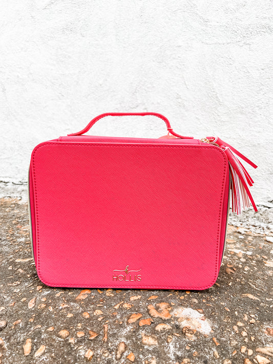 Jett Setter Cosmetic Bag Hot Pink