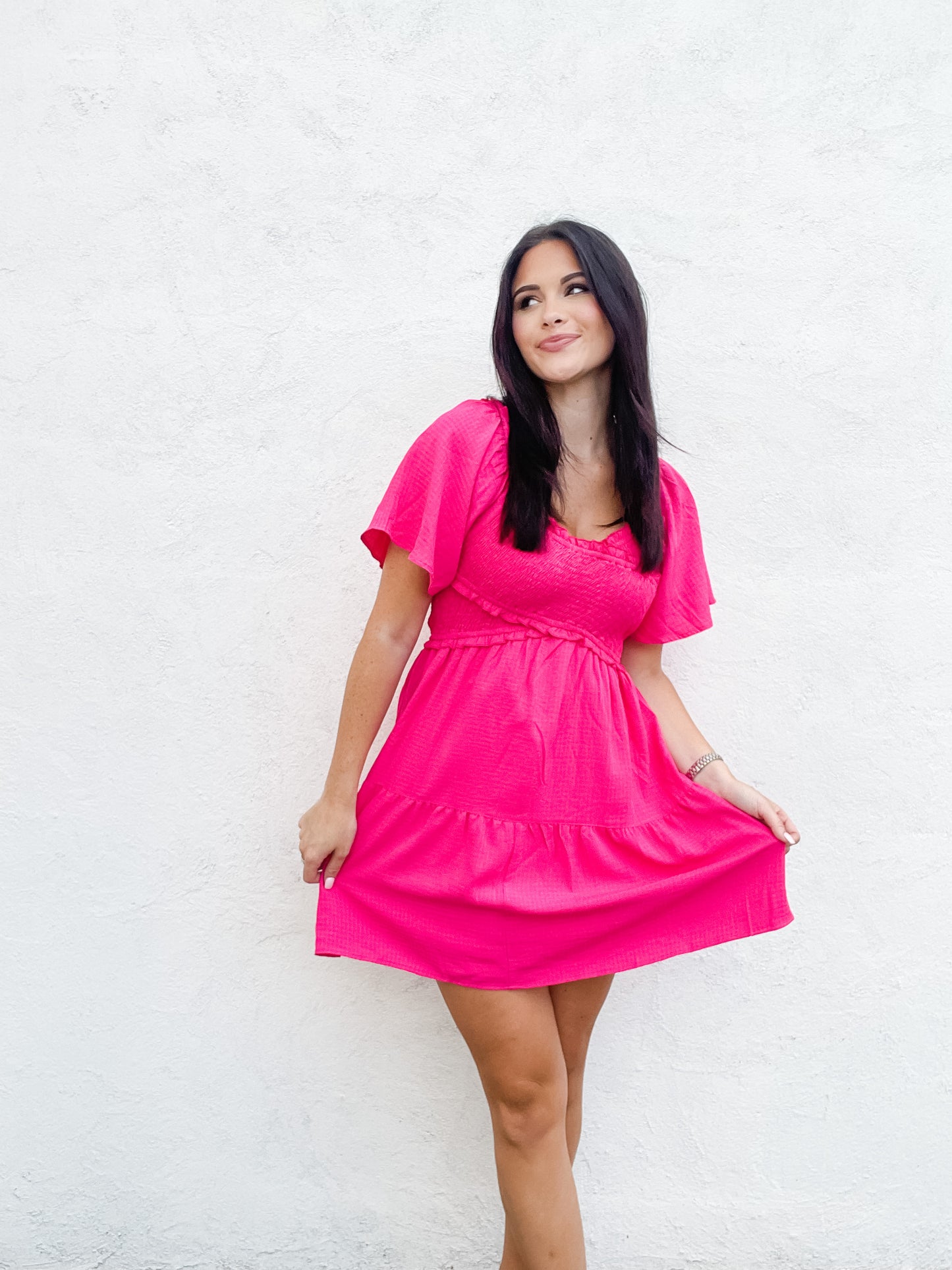 Fuchsia Swing Dress
