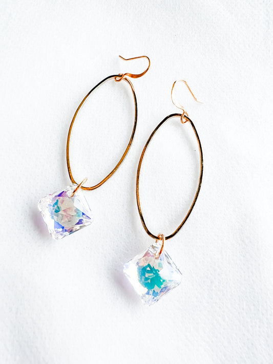 Aurora Oval Earrings