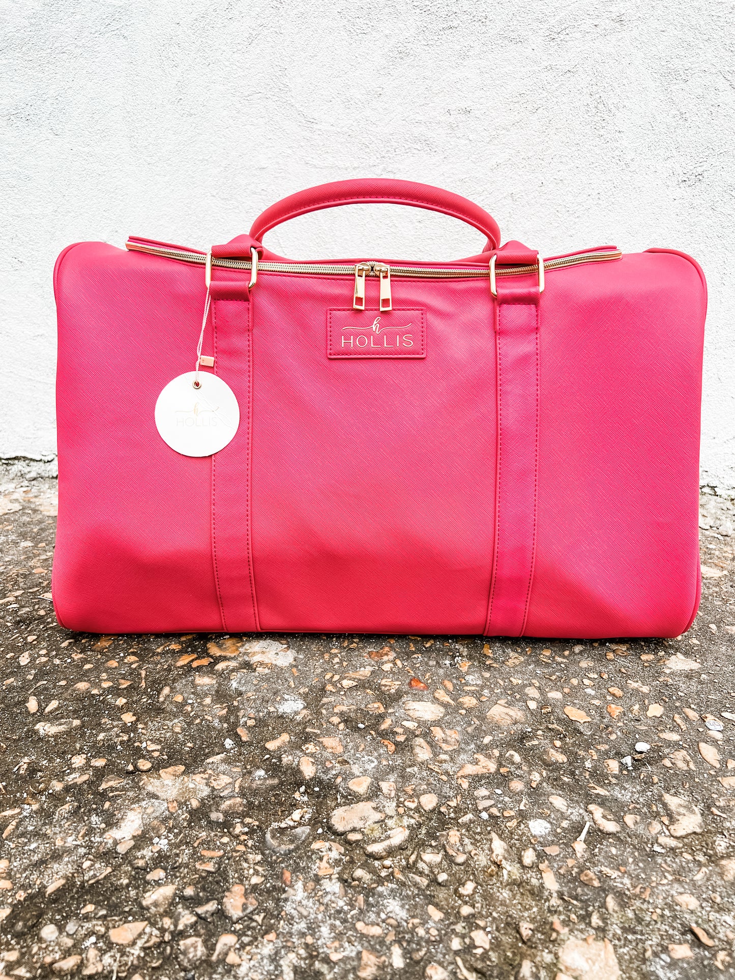 Lux Weekender Tote Hot Pink