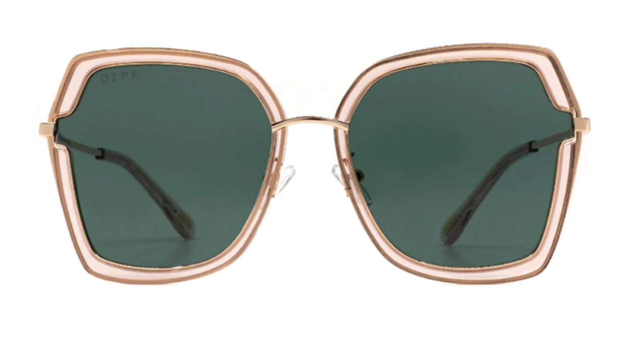 Dakota Rose Gold Grey Gradient Sunglasses