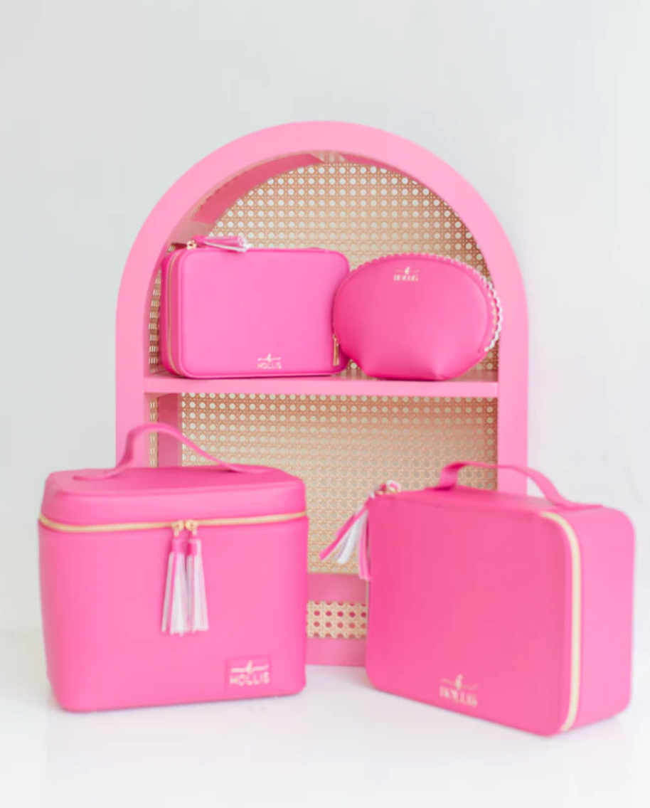 Lux Weekender Tote Hot Pink