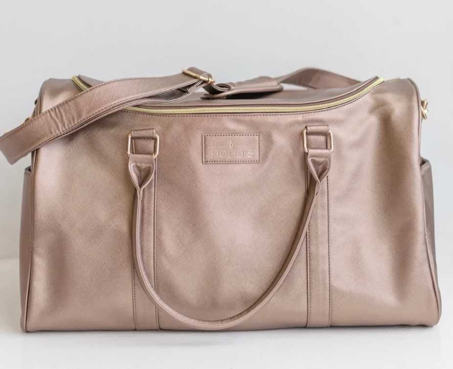 Lux Weekender Metallic Mocha