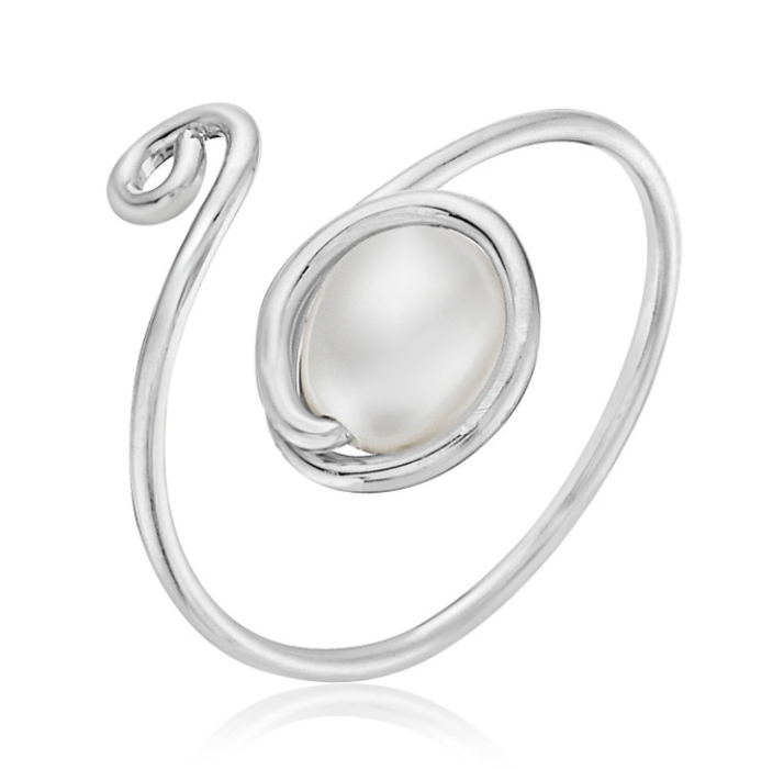 Pearl of My Heart Ring Gold