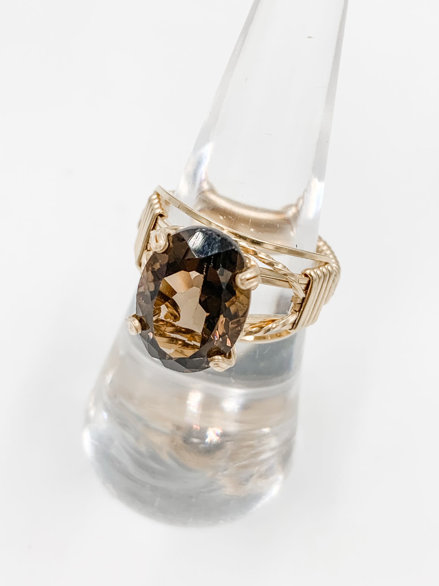 Gemstone Smokey Quartz Ring