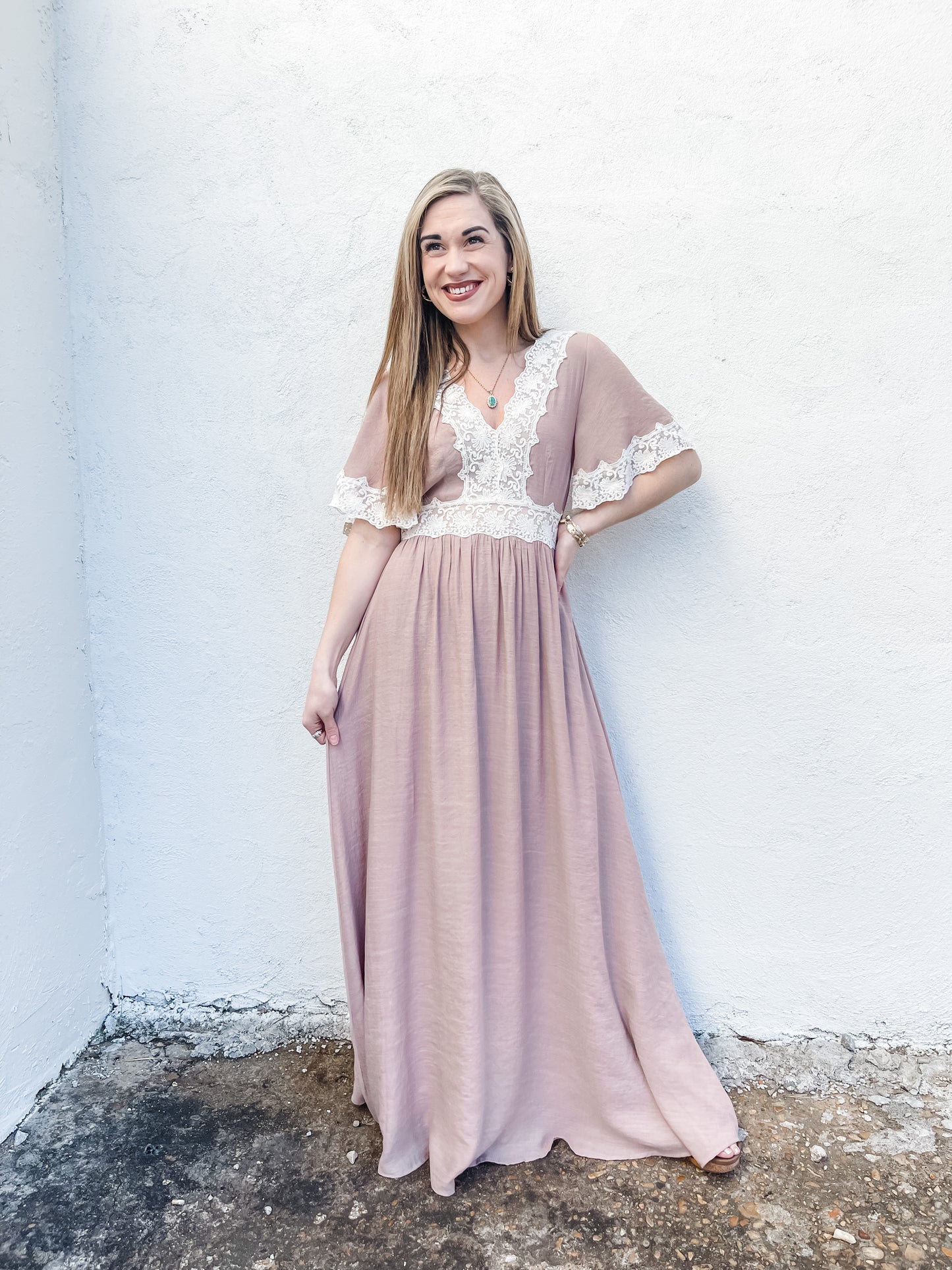 Full of Innocence Maxi Dress