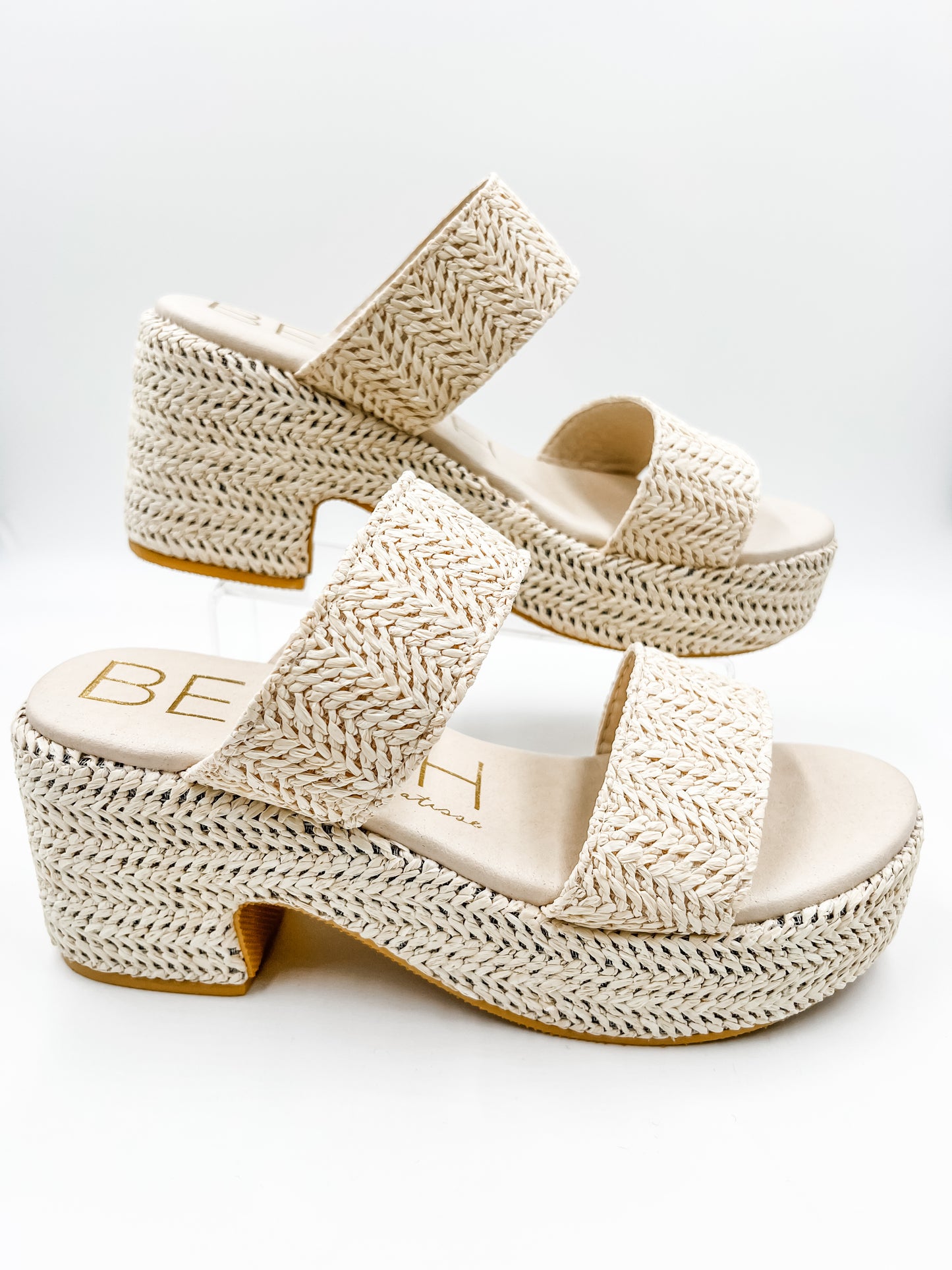 Ocean Ave Ivory Heel