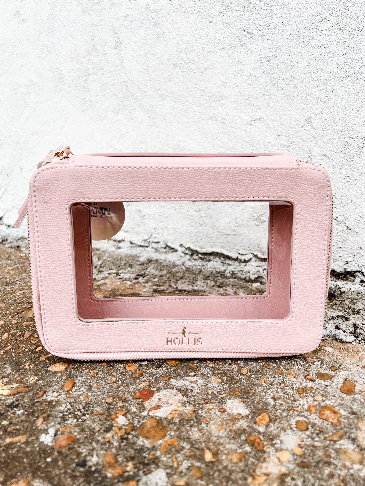 Clear Toiletry Bag Blush