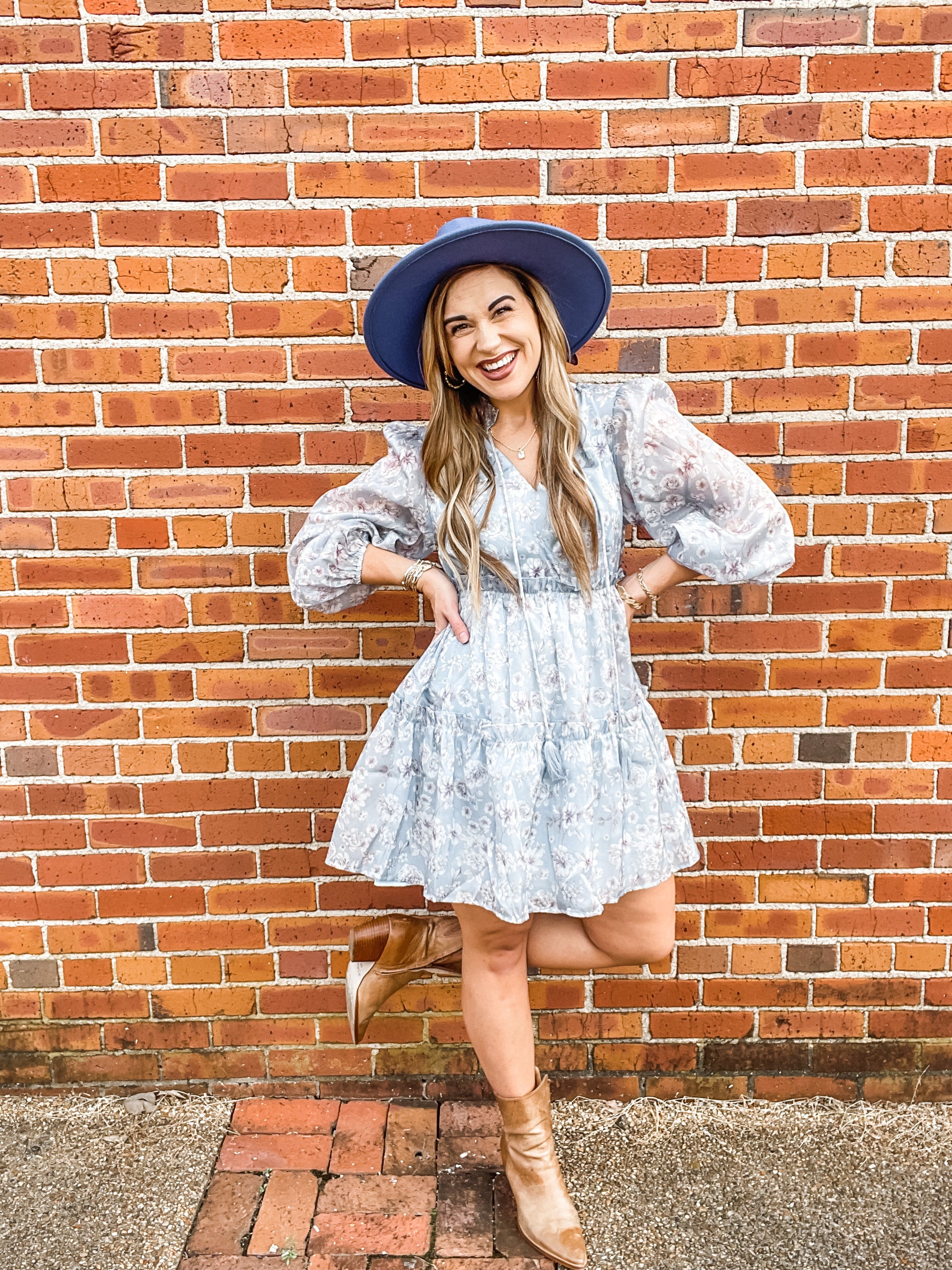 true blue dress Lora Dress True Bias