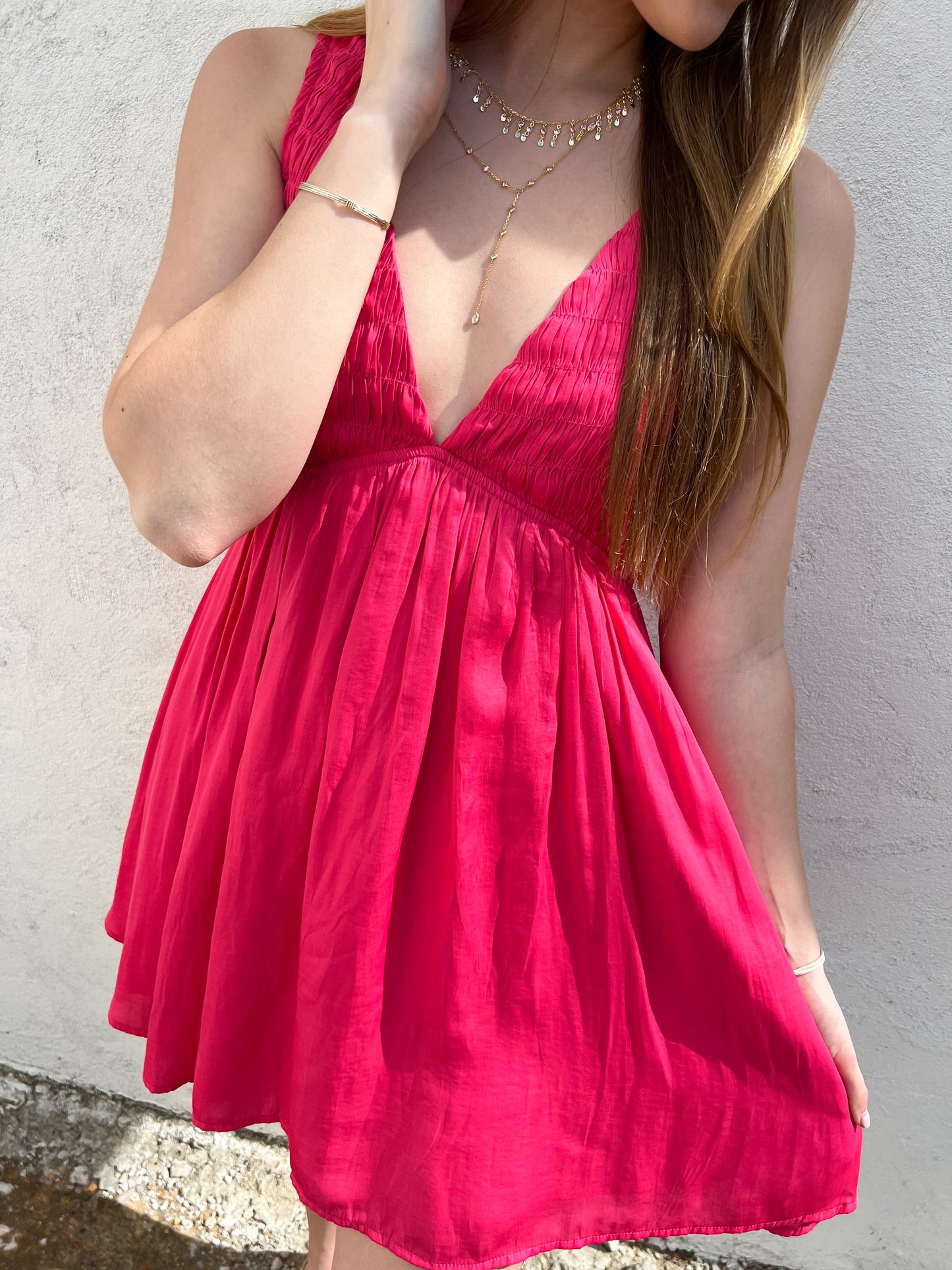 Paradise Pink Mini Dress