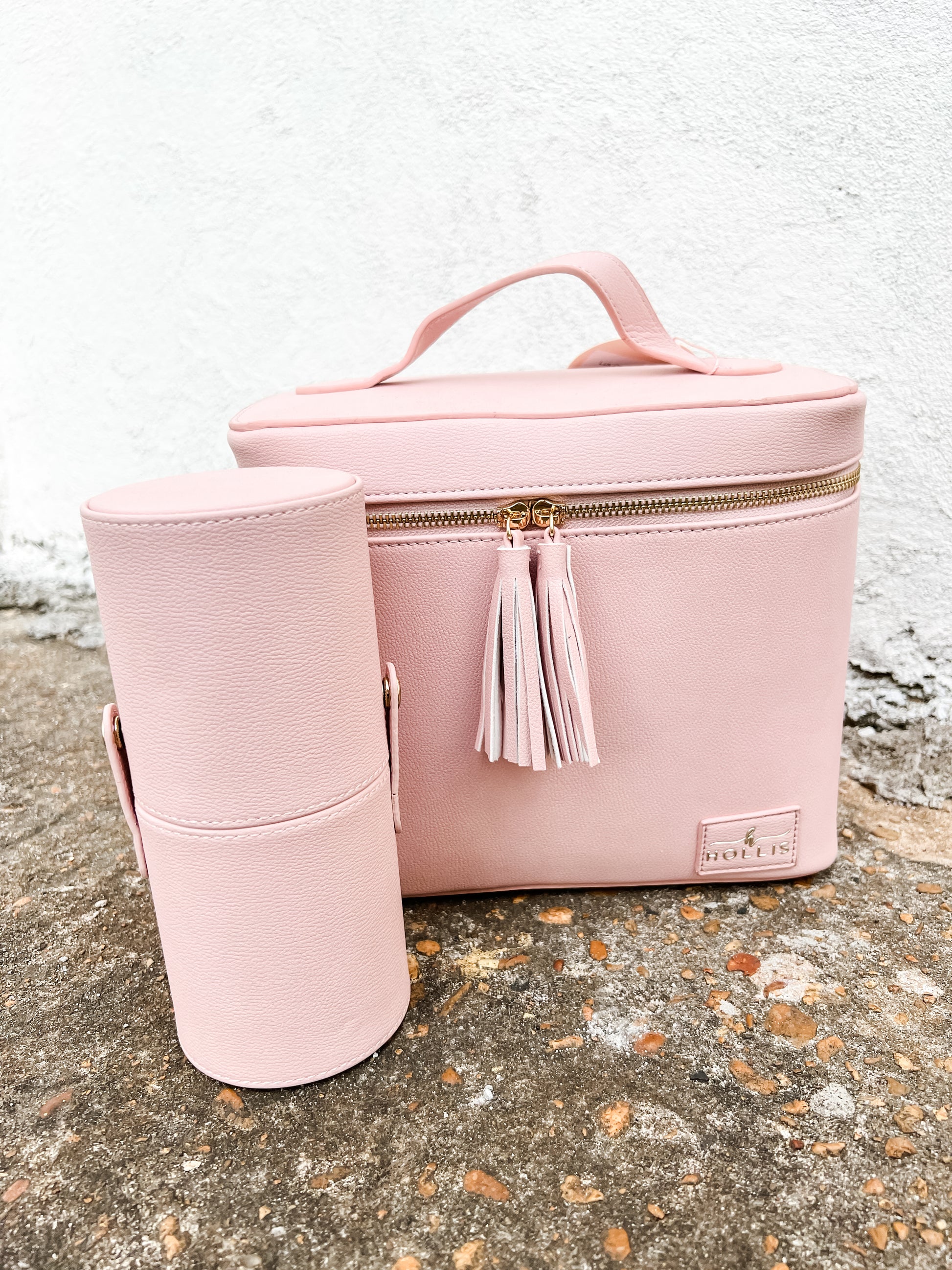 Lux Cosmetic Bag Blush – True Blue Boutique - Main Image