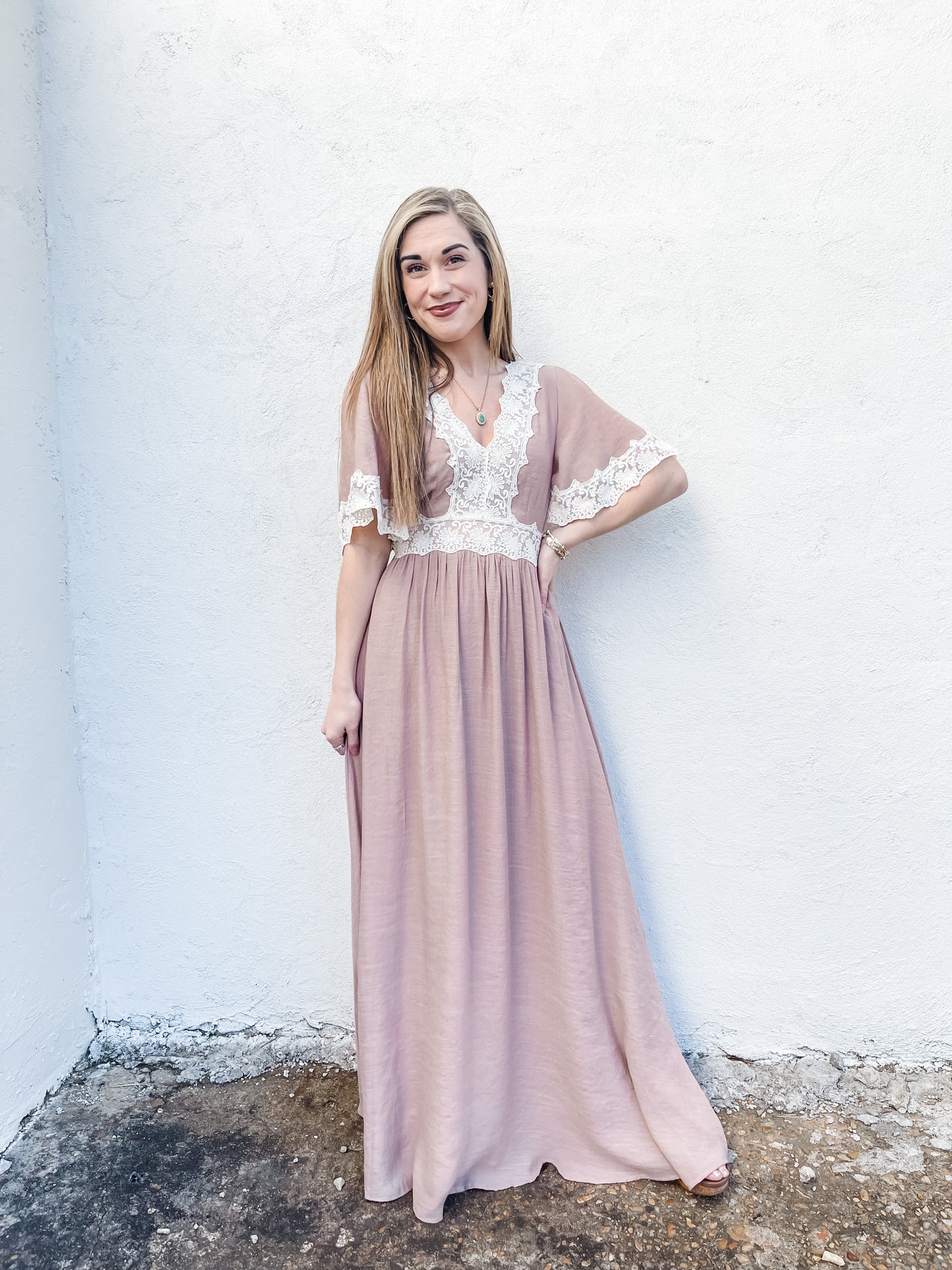 Full of Innocence Maxi Dress