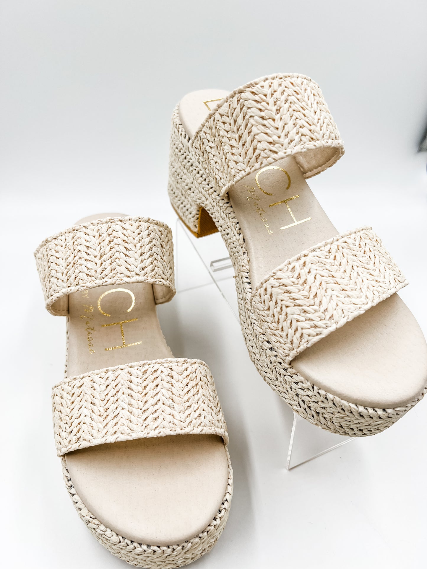 Ocean Ave Ivory Heel
