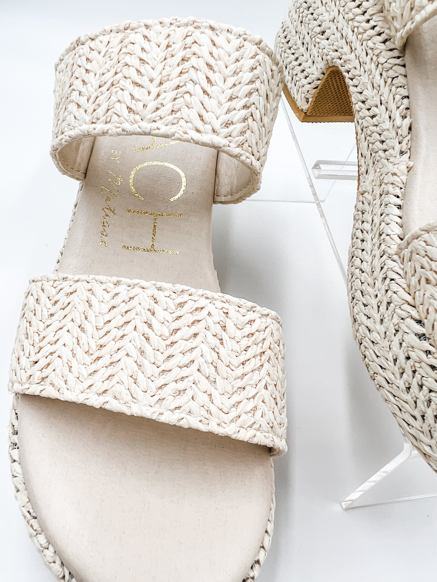 Ocean Ave Ivory Heel
