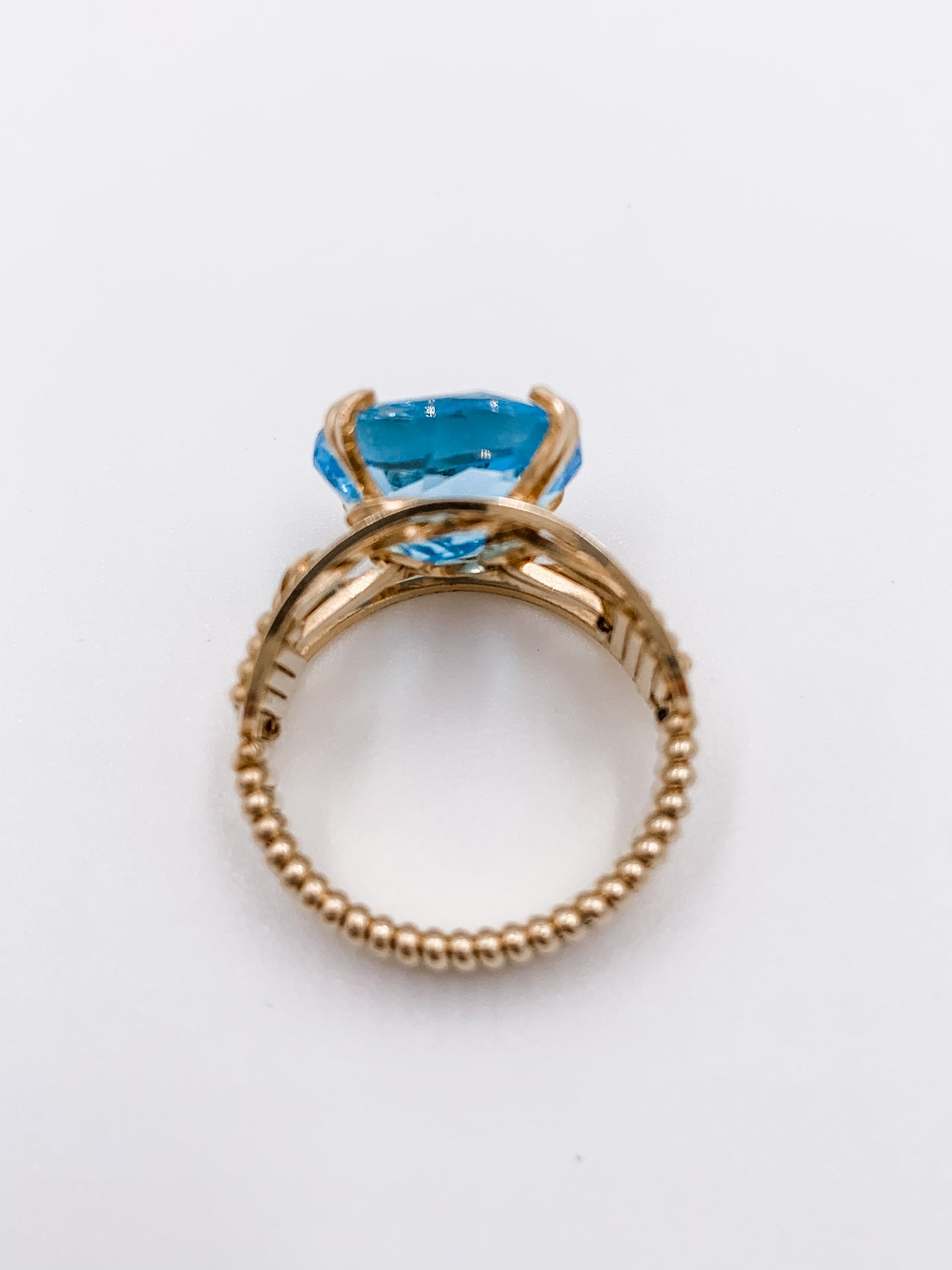 Gemstone Blue Topaz Ring