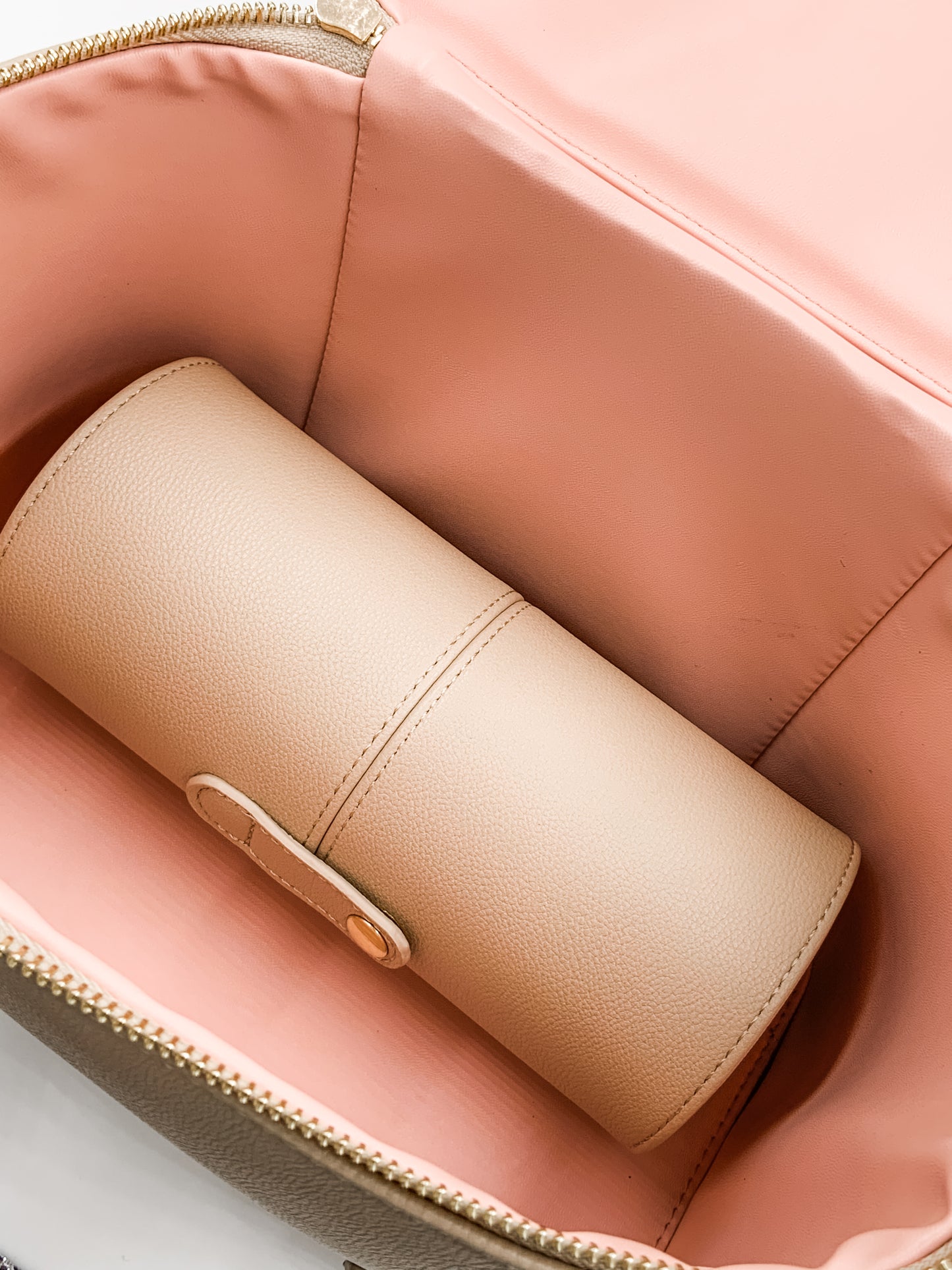 Lux Cosmetic Bag Nude