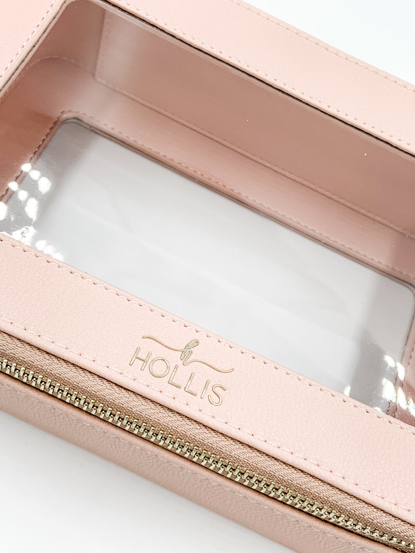 Clear Toiletry Bag Blush