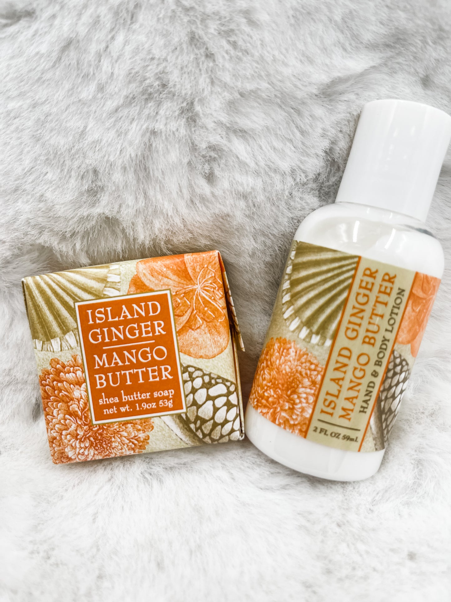Island Ginger & Mango Butter Lotion and Soap Set