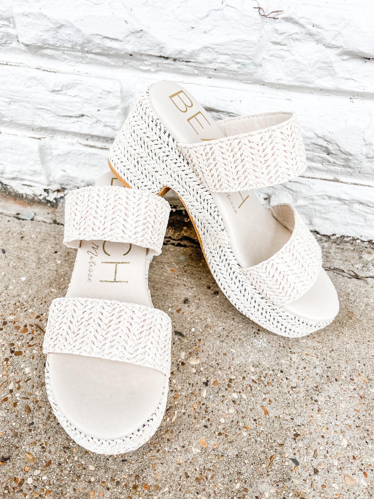 Ocean Ave Ivory Heel